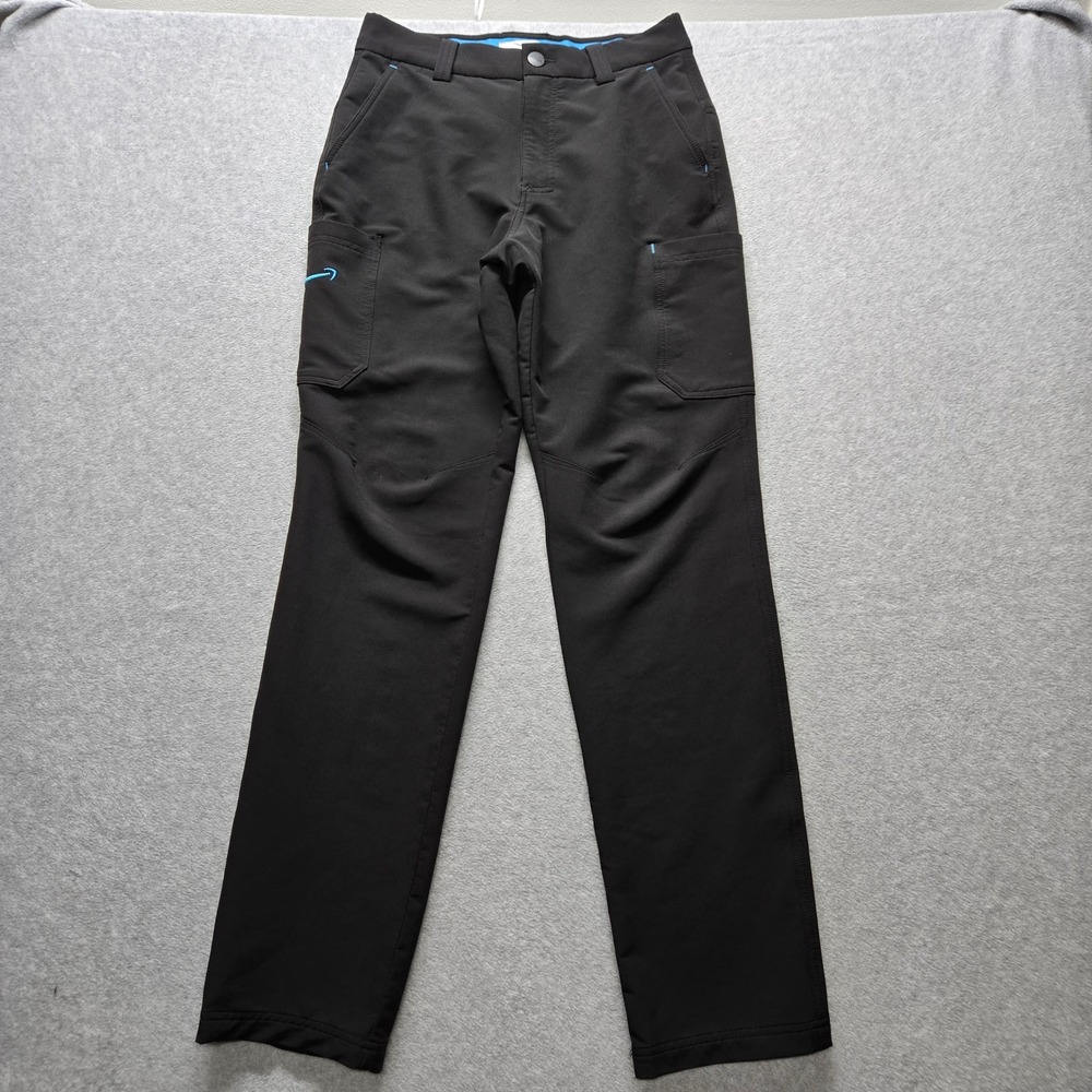 Amazon Employee Uniform driver Cargo Work Pants Black Blue Logo Mens 30x31